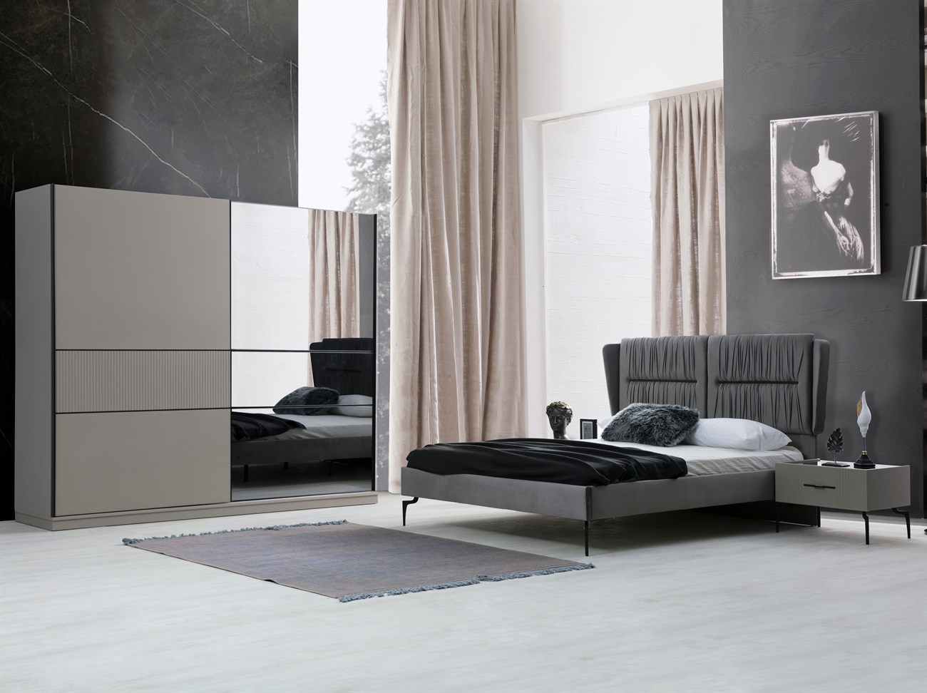 Salda Yatak Odası Baraca Mobilya Salda Yatak Odası Baraca Mobilya